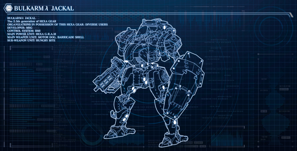 BULKARMλ JACKAL | HEXA GEAR . COM ‐ ヘキサギア オフィシャルサイト
